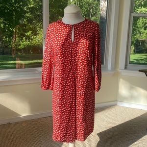 Boden women’s dress long sleeve sundress size 12